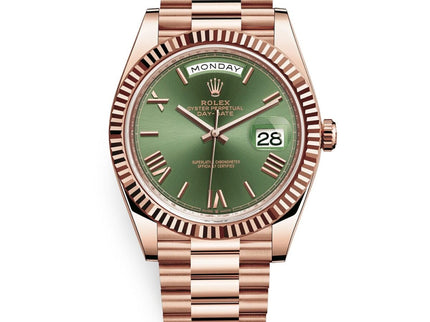 Rolex Day-Date 40 228235 - Olive Green Roman Dial