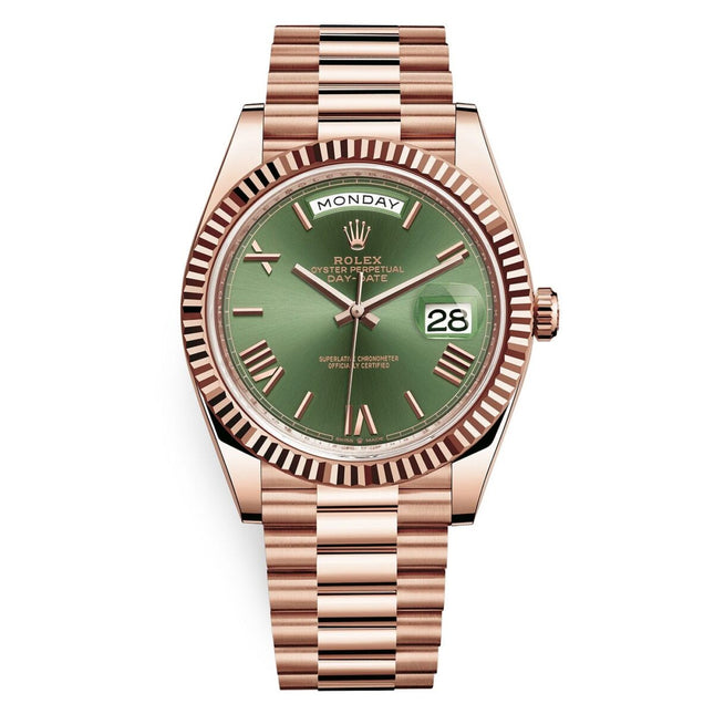 Rolex Day-Date 40 228235 - Olive Green Roman Dial