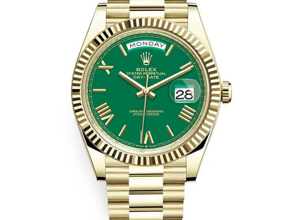 Rolex Day-Date 40 228238 - Money Green Roman Dial
