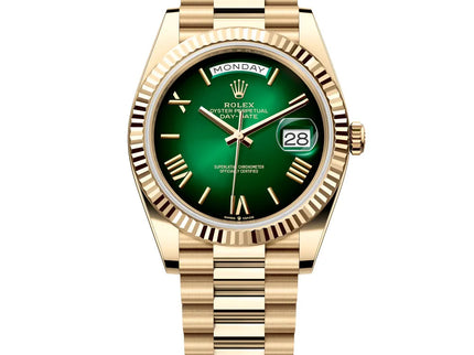 Rolex Day-Date 40 228238-0069 - Green Ombré Dial