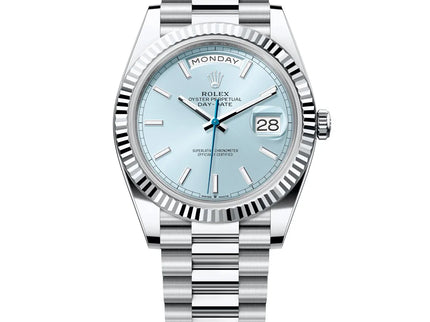 Rolex Day-Date 40 228236-0018 - Ice Blue Index Dial
