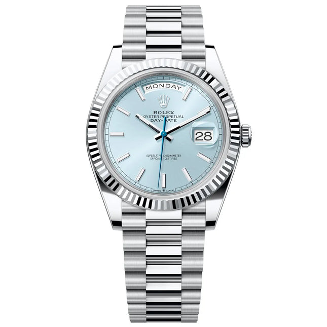 Rolex Day-Date 40 228236-0018 - Ice Blue Index Dial