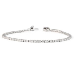2 carat Round Lab Diamond Tennis Bracelet