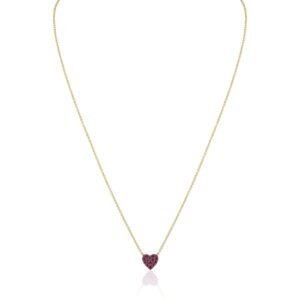 Ruby Heart Necklace